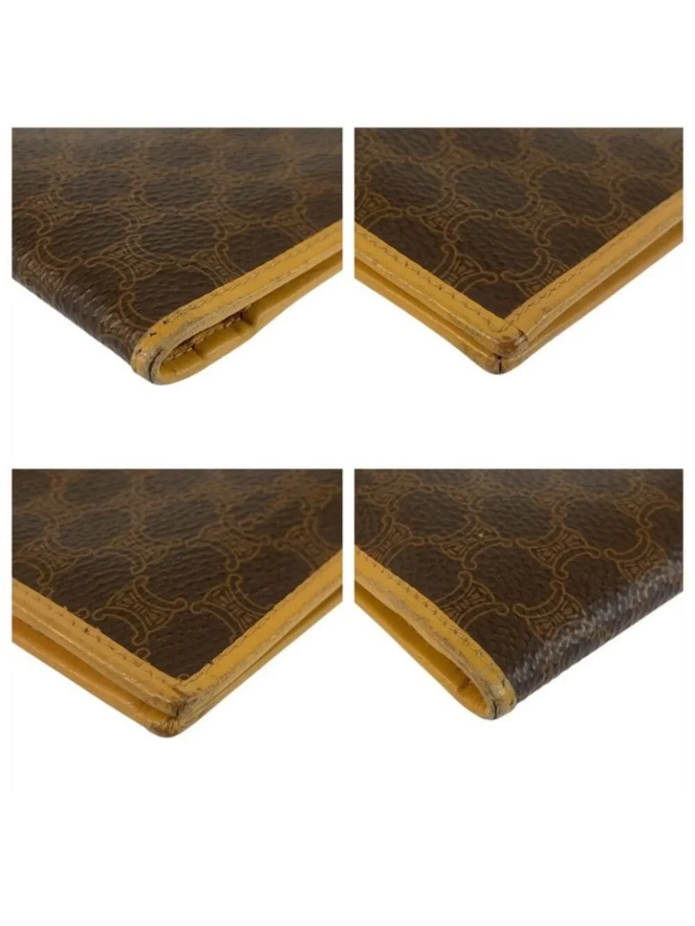 Celine Macadam Brown Wallet Billfold - Picture 4 of 9